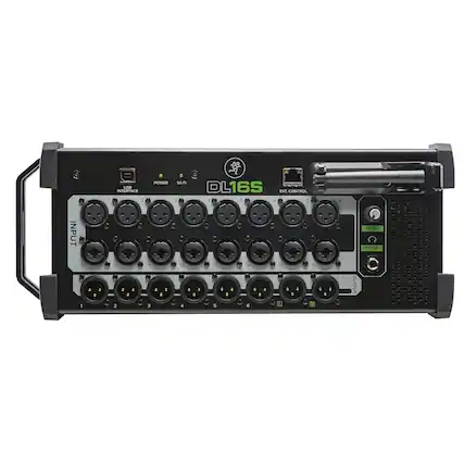 - USB INTERFACE
- POWER
- WI-FI
- DL16S
- EXT. CONTROL
- INPUT
- LEVEL
- PHONES
- OUTPUT