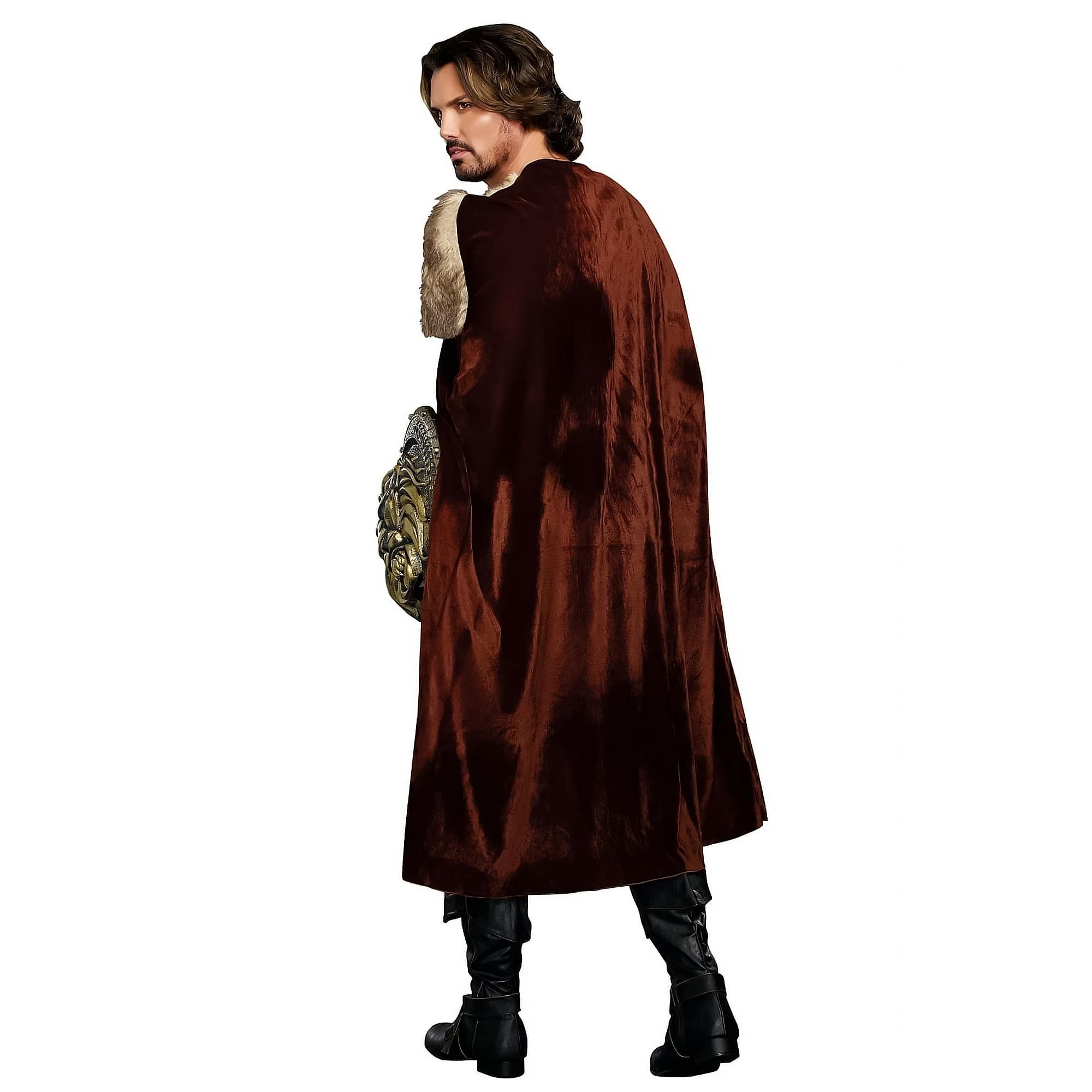 Alt View 1. Dreamgirl - Dragon Warrior King Adult Costume XX-Large - Brown.