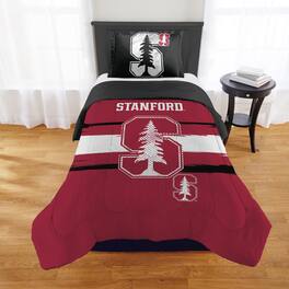 Sweet Home Collection - NCAA Stanford Cardinal Comforter & Sham Set- Twin/Twin XL - Multicolored