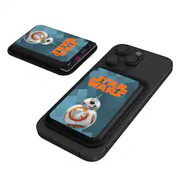 Keyscaper - Star Wars: The Force Awakens Color Block Black Magnetic Credit Card Wallet - BB-8