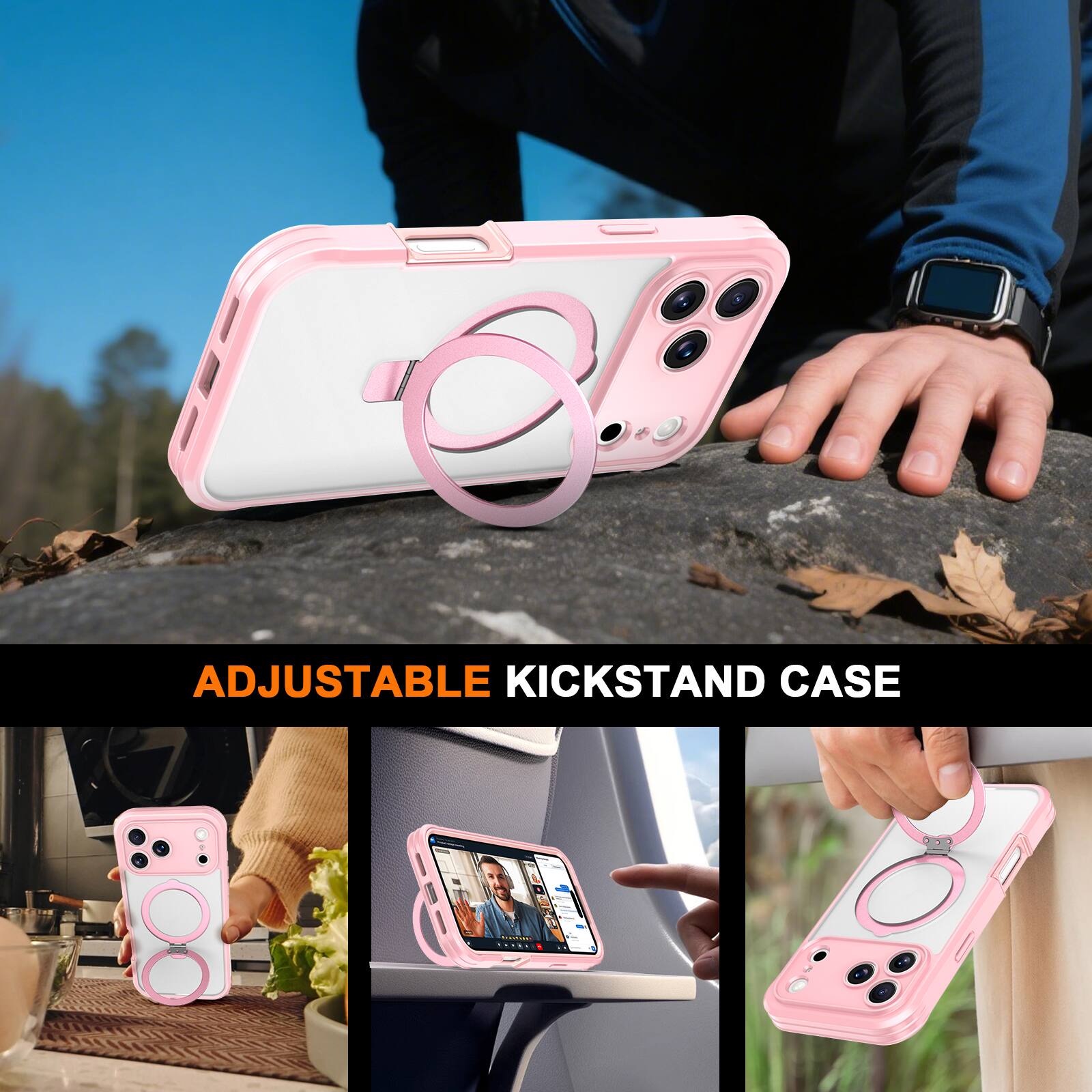 ADJUSTABLE KICKSTAND CASE
