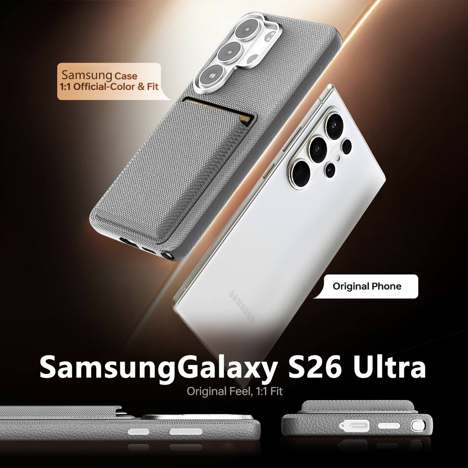 Samsung Case 1:1 Official-Color & Fit

Original Phone

Samsung Galaxy S26 Ultra

Original Feel, 1:1 Fit