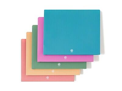 Alt View 1. U Brands -  U-Eco Plastic File Jackets, 1" Expansion, Letter Size, Assorted Colors, 10/Pack  - Assorted Colors.