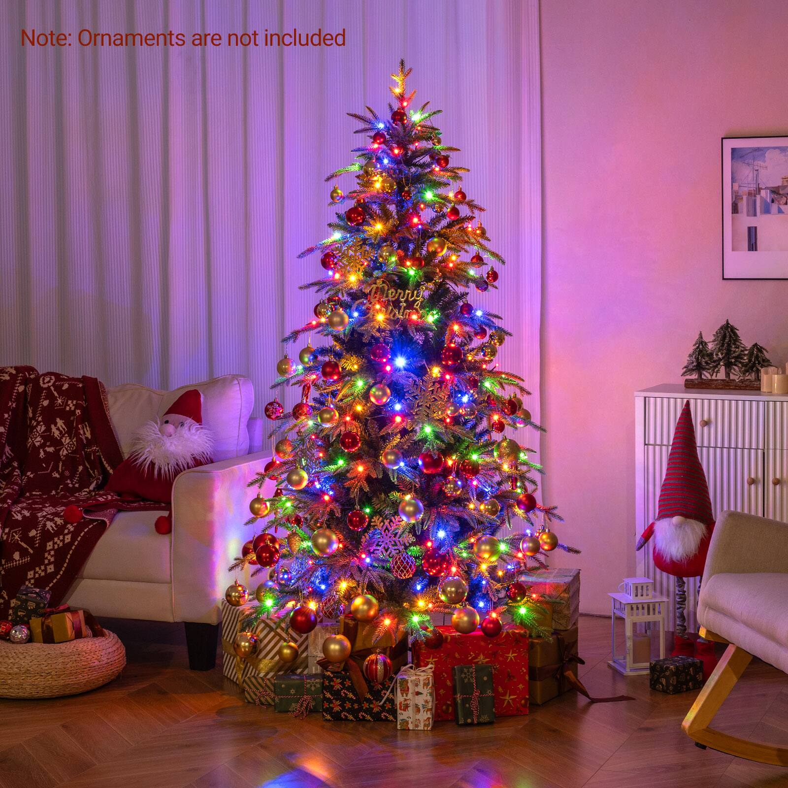 Note: Ornaments are not included