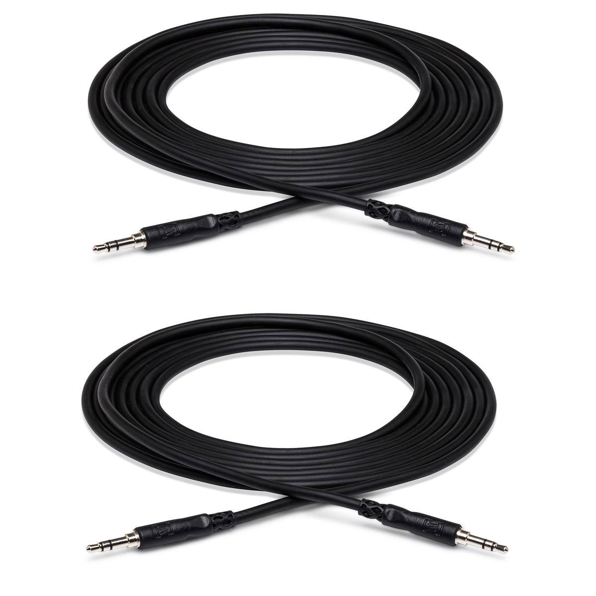 Front. Hosa Technology - Hosa Technology 2x 10' Stereo Mini Male to Stereo Mini Male 3.5mm TRS Cable.