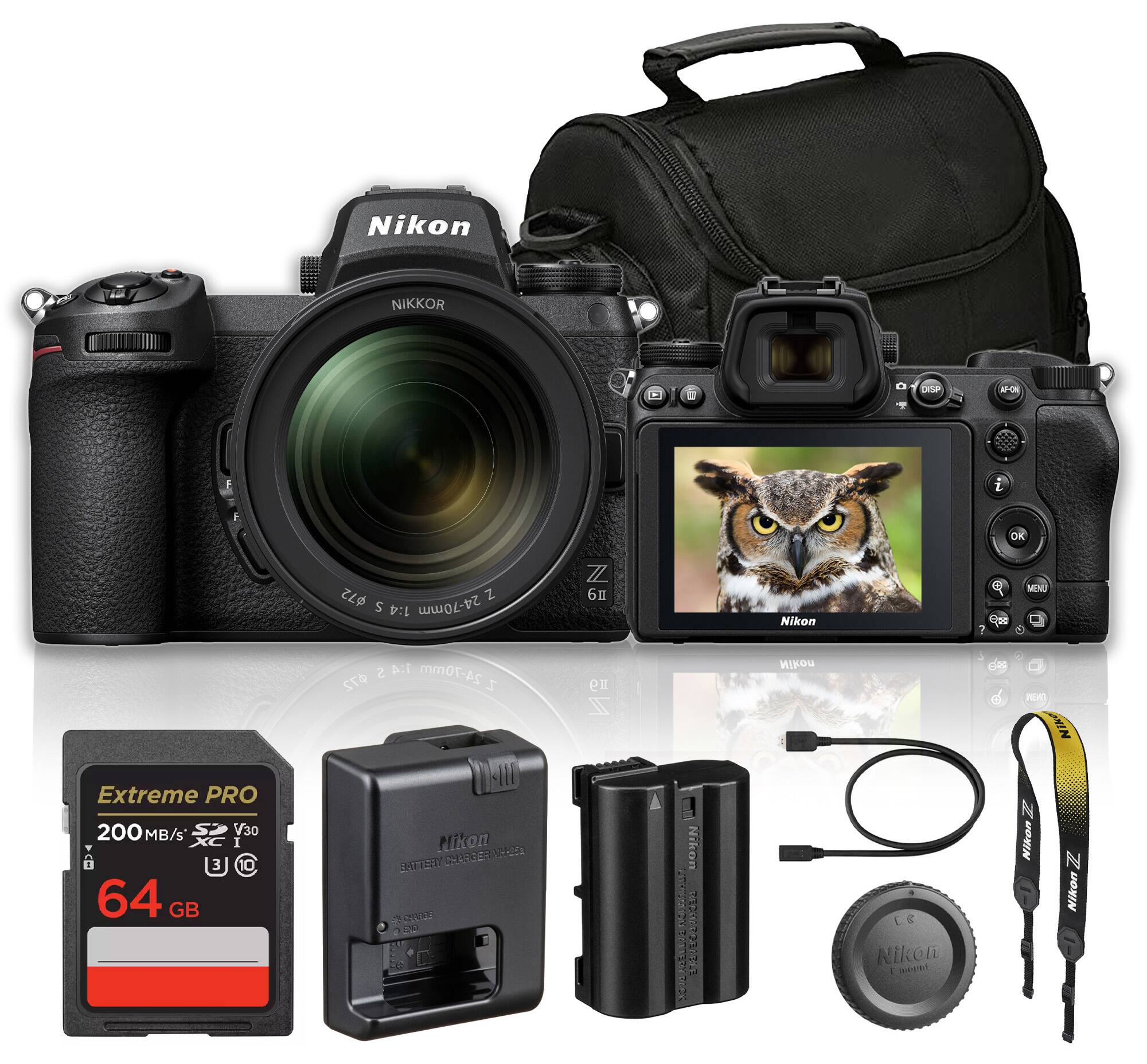 Nikon  
NIKKOR  
Z II9  
72 Z S 1:4 24-70mm  
Nikon  
MENU  
Extreme PRO 200 MB/s V30 I 10 64 GB  
Nikon RESHAMO MARCO ERAT TERY 20 GUAND AND  
Nikon  
Nikon emerno  
ZZ Nikon  
Z Nikon