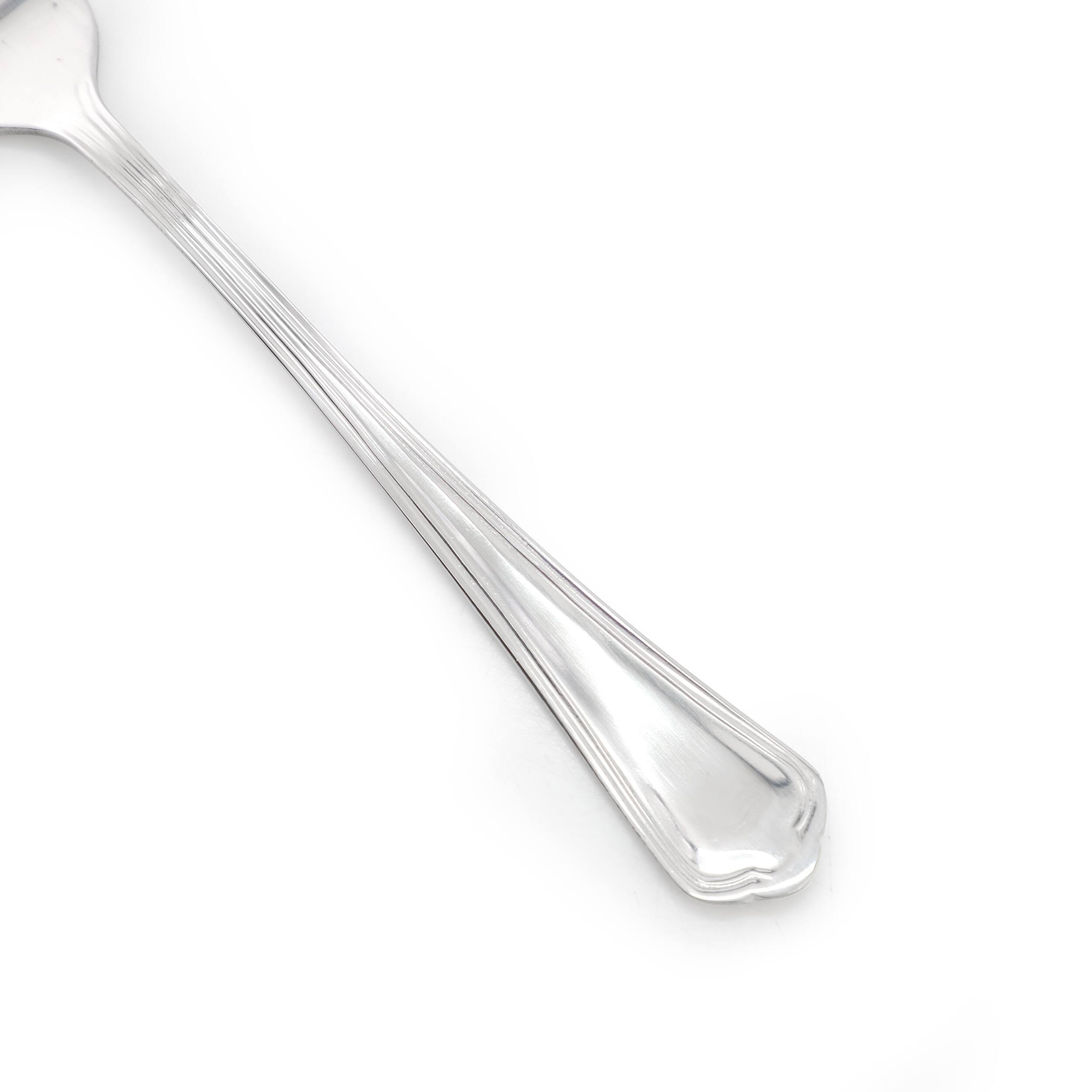 Left. Gibson - Gibson Home Hillside Daisies 10 Piece Stainless Steel Dinner Fork Set - Silver.