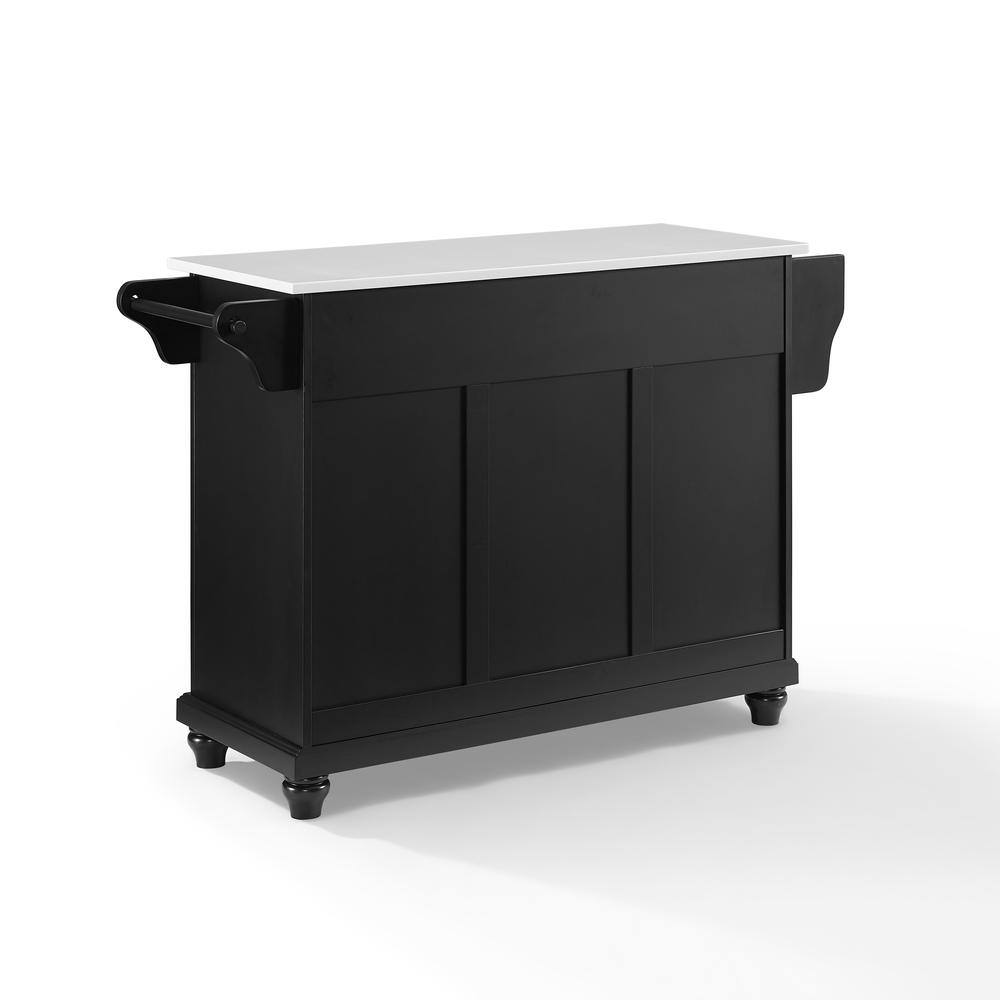 Crosley Furniture Cambridge Stone Top Full Size Kitchen Island/Cart ...