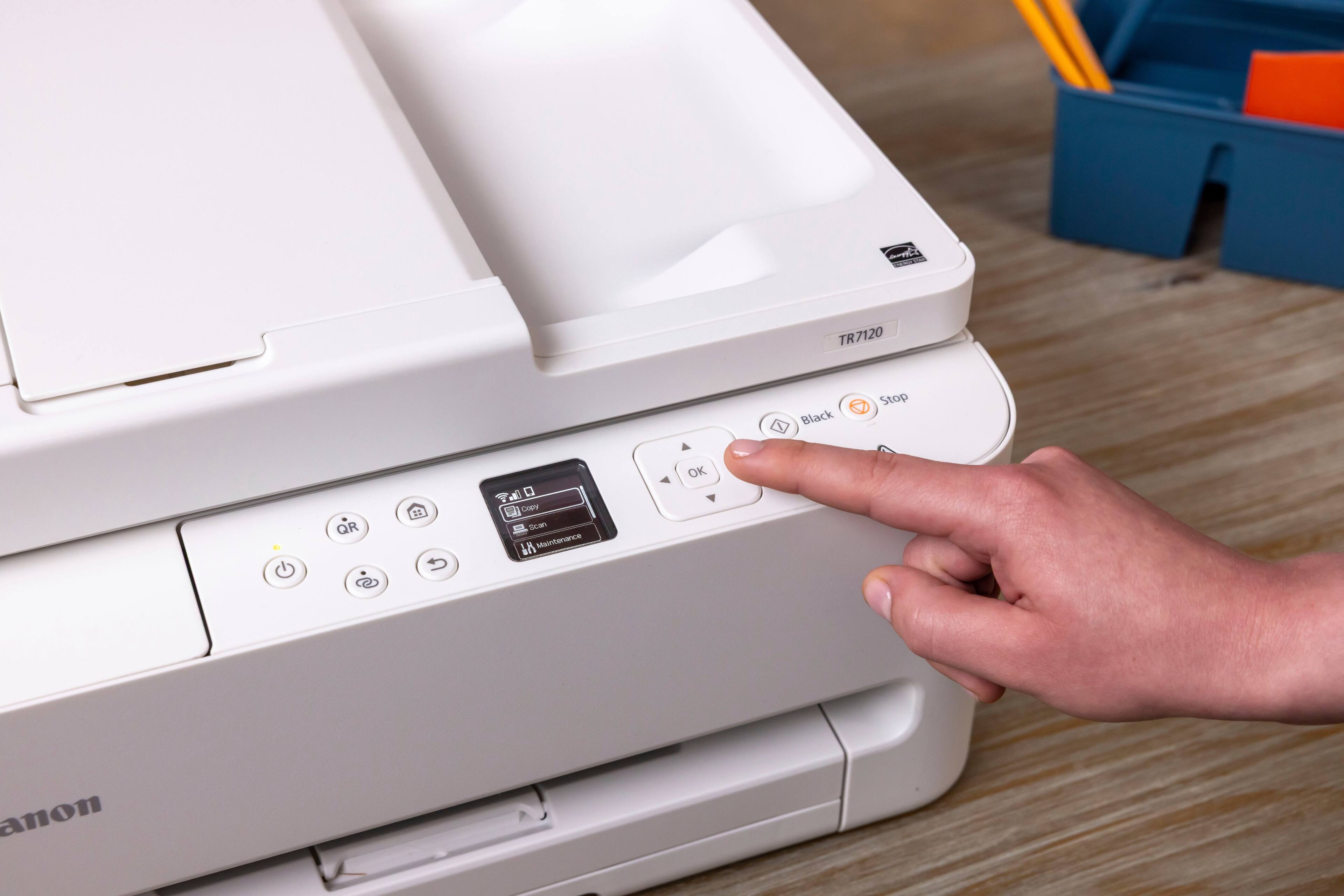 TR7120 Black Stop QR  
Copy - Scan  
Maintenance OK