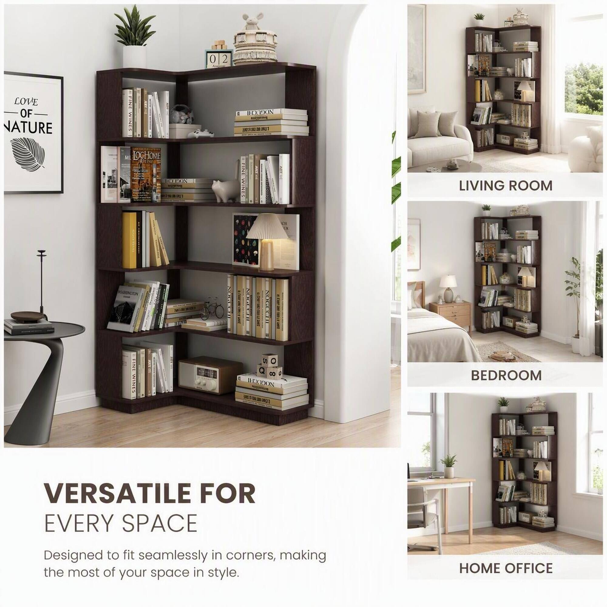 0
2
LOVE OF NATURE
WINES LOGHOME CLICON
I NOGUCHI GIVE WINES
LIVING ROOM
WINES
o 8 NOGUCHI
BEDROOM
VERSATILE FOR EVERY SPACE
Designed to fit seamlessly in corners, making the most of your space in style.
HOME OFFICE