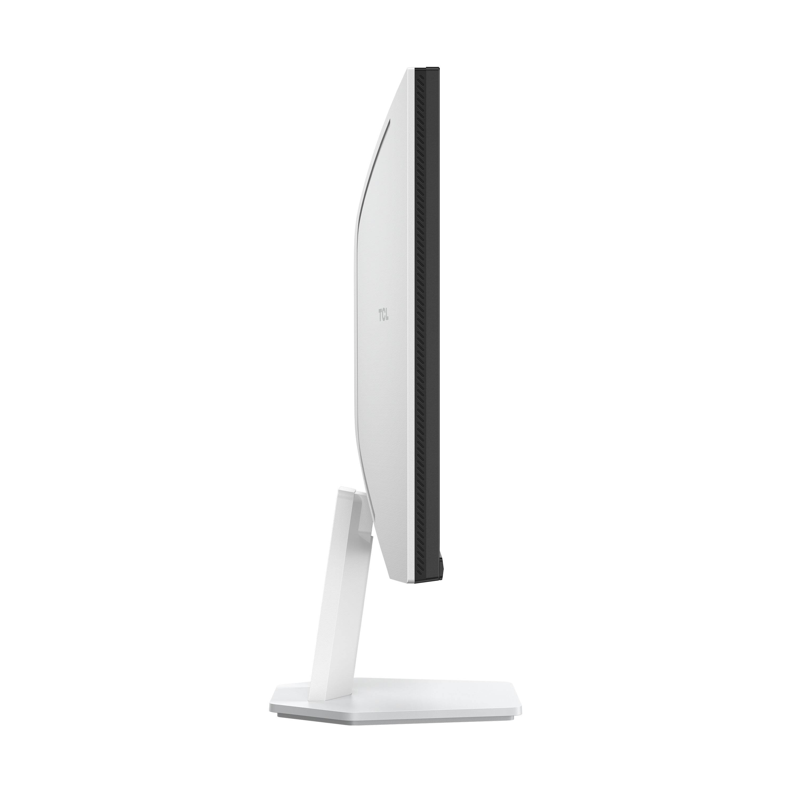 Alt View 7. TCL - 24.5" 25P1AD 300Hz OC 1080p Full HD, HDR400, 400 Nits Peak Brightness Gaming Monitor - White.