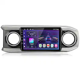 Junsun - For Toyota Tacoma 2016-2021 10" 8 Core carplay Android 15 6+128GB Car Stereo Radio GPS Navi WIFI SWC RDS Bluetooth FM - Black