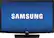 Front. Samsung - 24" Class (23-5/8" Diag.) - LED - 720p - Smart - HDTV - Black.