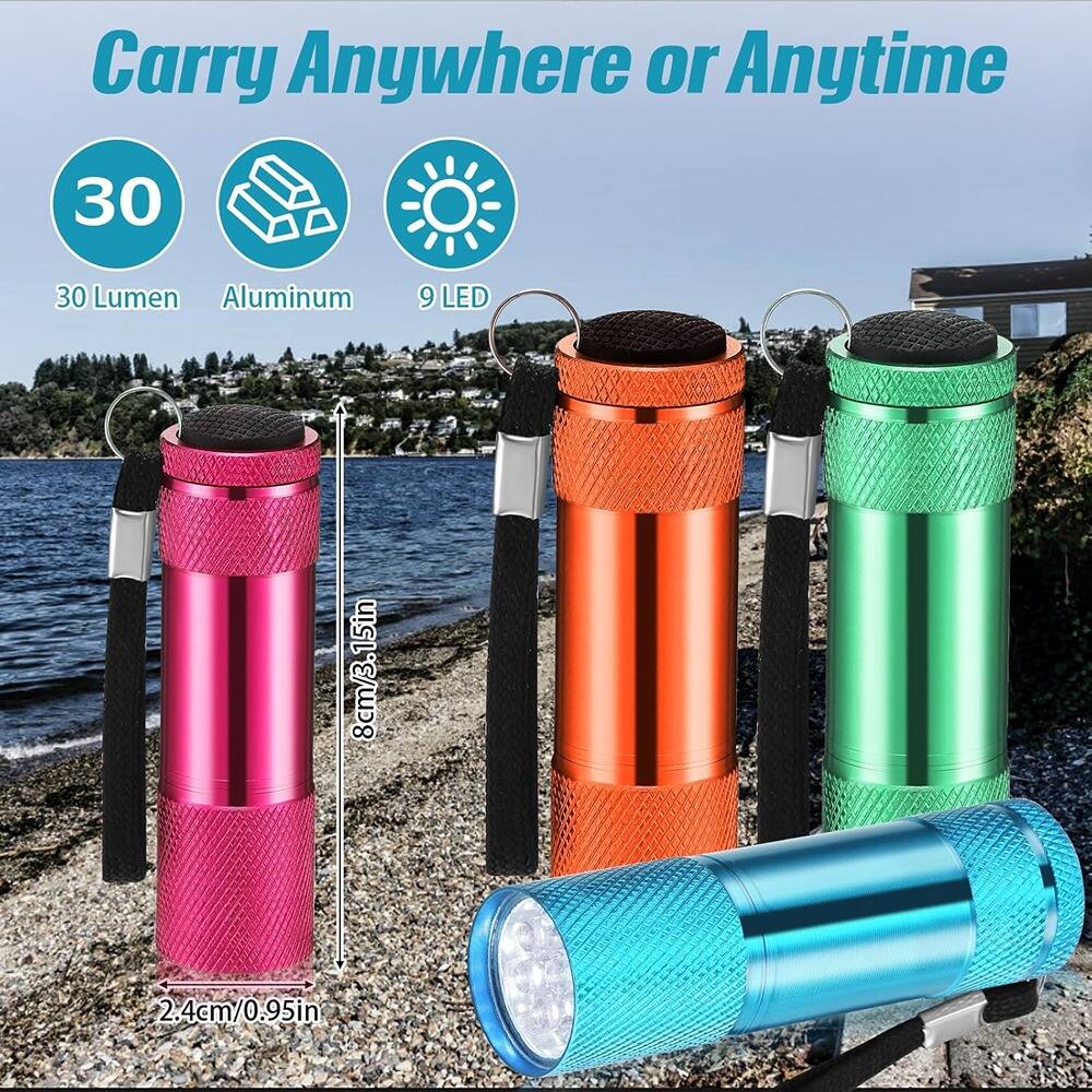 Carry Anywhere or Anytime
30 Lumen
Aluminum
9 LED
8cm/3.15in
2.4cm/0.95in