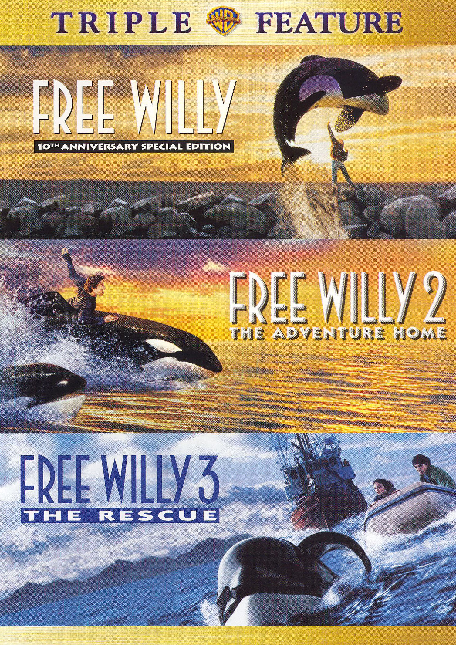 Best Buy: Triple Feature: Free Willy/Free Willy 2 The Adventure Home