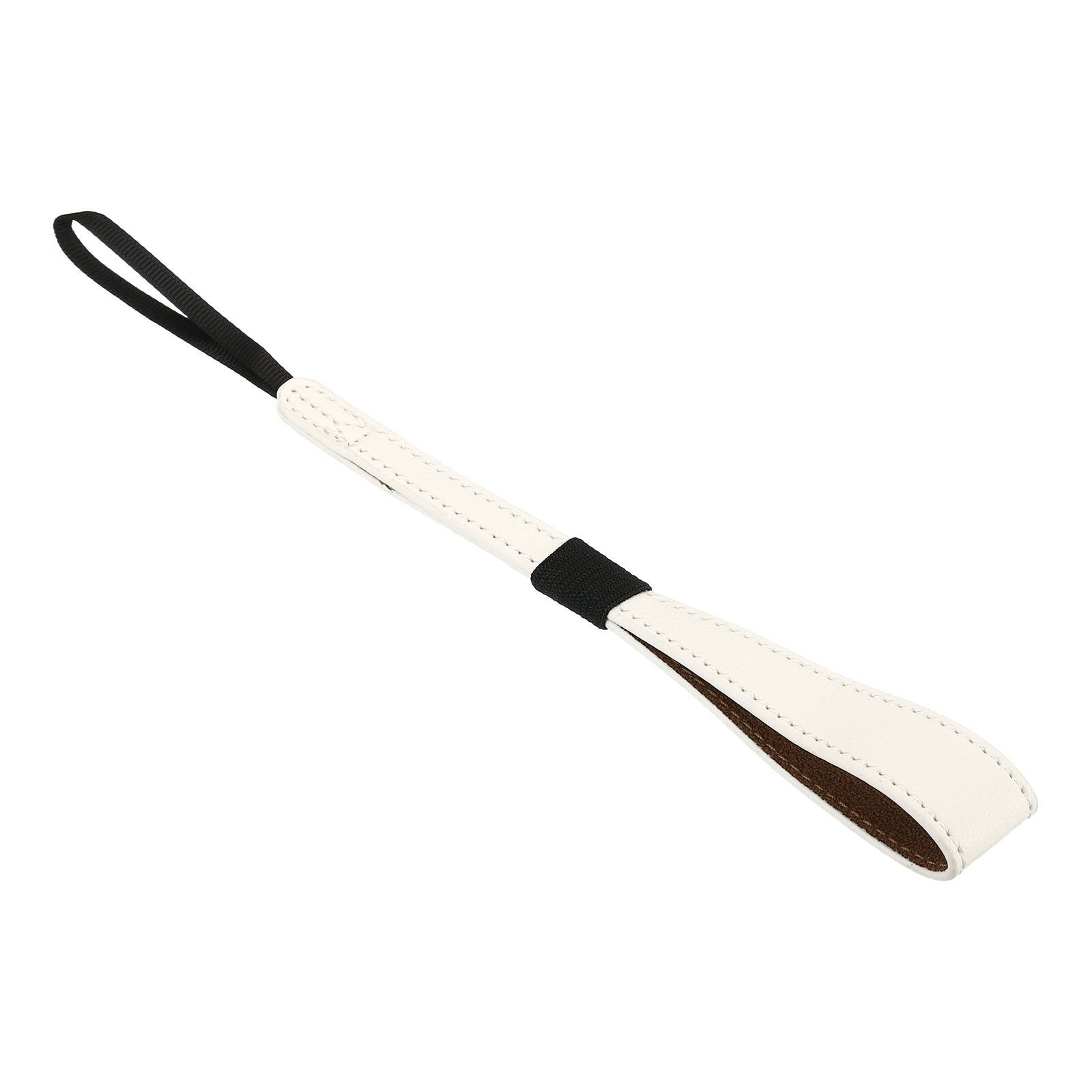 Alt View 2. Unique Bargains - Camera Wrist Strap, PU Leather Adjustable Hand Wristlet Lanyard for DSLR Digital Camera Mirrorless Camcorder Flashlight - White.