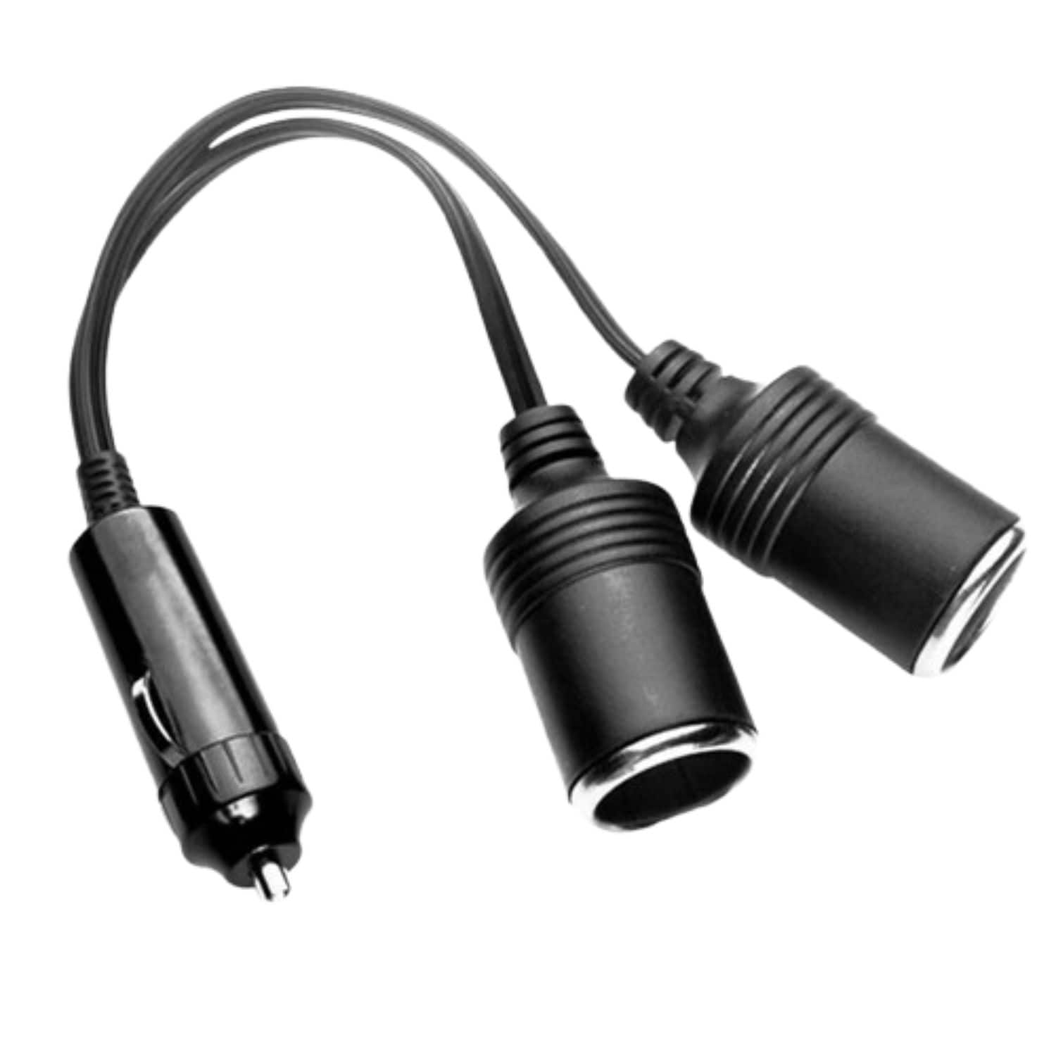 Home Collection - Dual Car Cigarette Lighter Splitter Charger – 12V/24V Power Socket Adapter with Dual DC Outlets and USB Ports