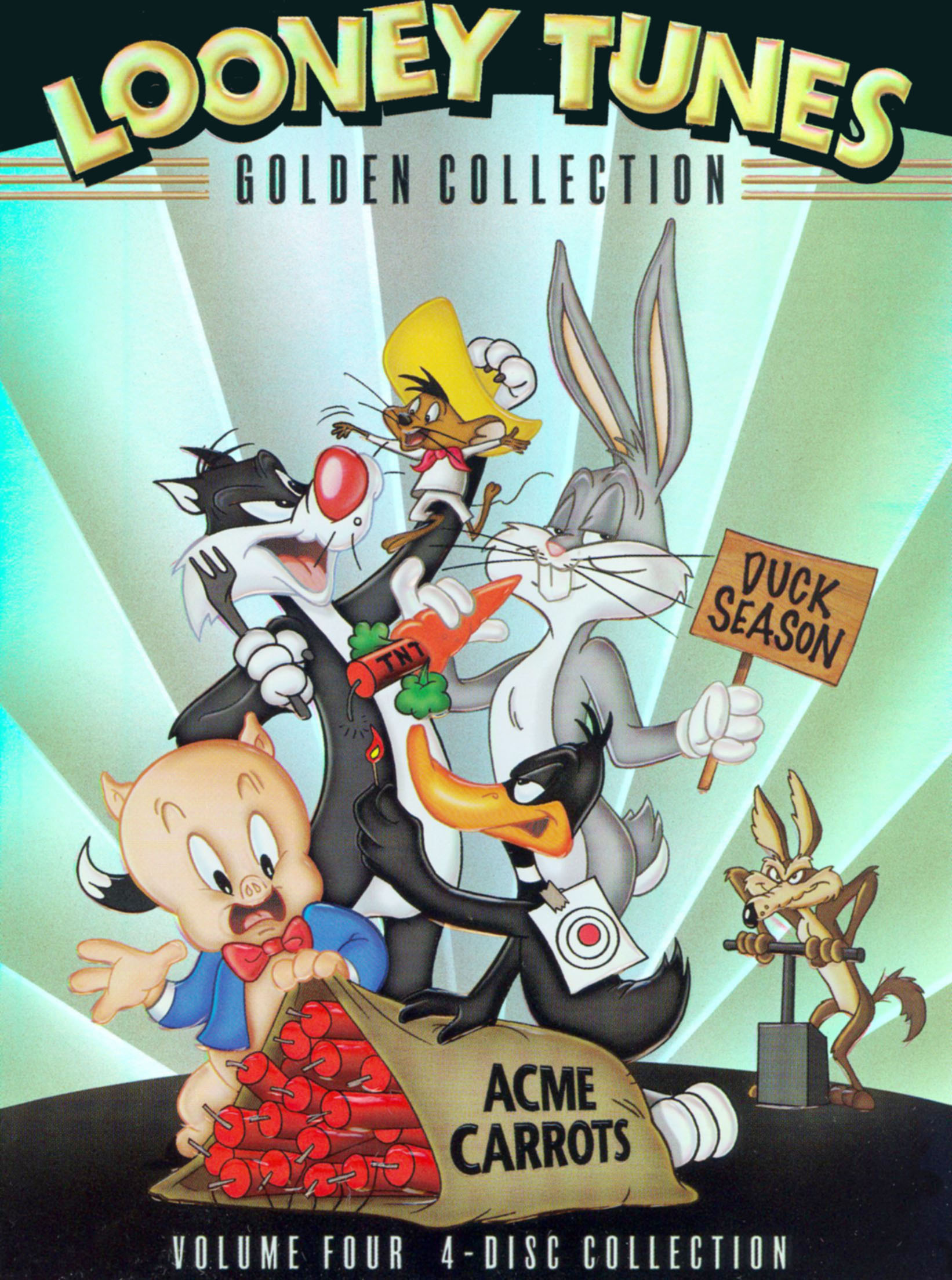 LOONEY TUNES Golden Collection Volume 3 DVD - 4 Disc Collection 12569688902
