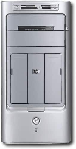 Front Standard. Hewlett-Packard - Pavilion E6300 Media Center TV Desktop.