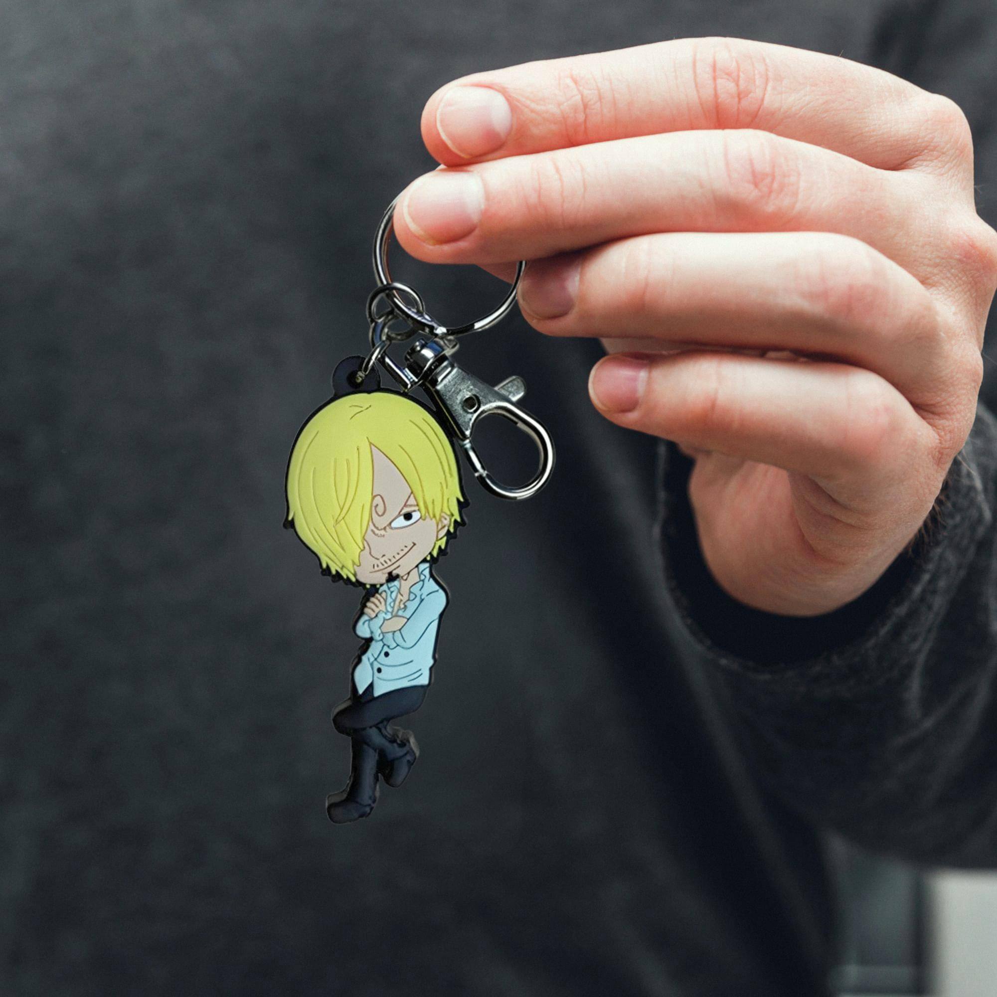 Alt View 1. Great Eastern - One Piece Sanji PVC Keychain - Multicolored.