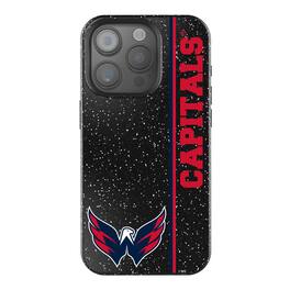 Keyscaper - NHL - Washington Capitals Sidebar Bling iPhone Case - 15 - Black
