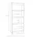 Alt View 12. Sonax - 4-Shelf Bookcase - White.