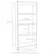 Alt View 12. Sonax - 4-Shelf Bookcase - Black.