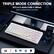 TRIPLE MODE CONNECTION
BT5.0/2.4GHz/USB-C Wired
Support multiple devices and system
SWITCH
PLAYSTATION
Xbox
PC
Laptop
Tablet