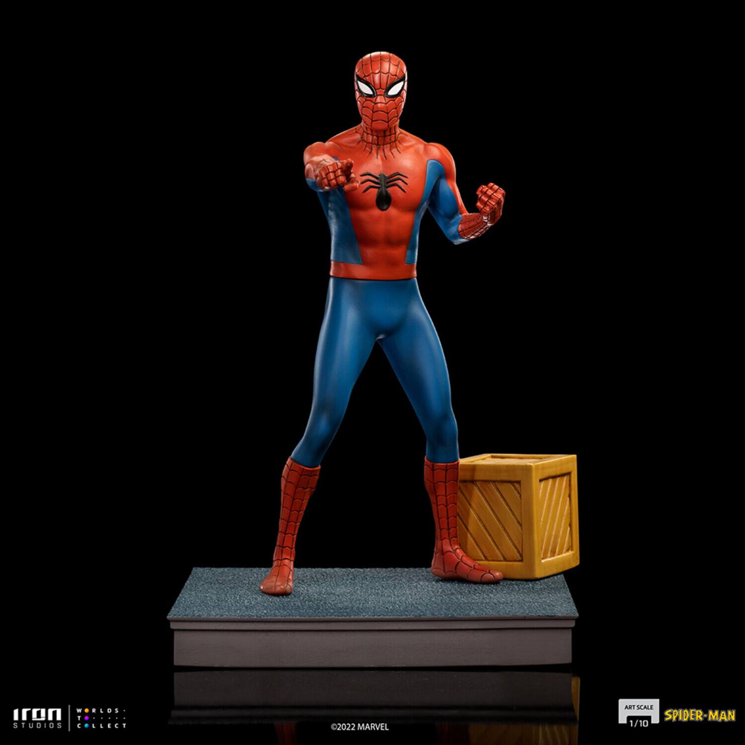 WORLDS. iron STUDIOS COLLECT 2022 MARVEL AT SCALE SPIDER-MAN 1/10