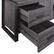 Alt View 12. Walker Edison - Modern Urban 4 Drawer TV Stand for TVs up to 78" - Charcoal.