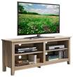 Walker Edison - TV Stand for Most Flat-Panel TVs Up to 60" - Brown - Larger Front