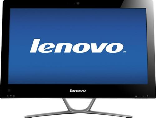 Front Standard. Lenovo - 20" All-In-One Computer - 4GB Memory - 1TB Hard Drive.