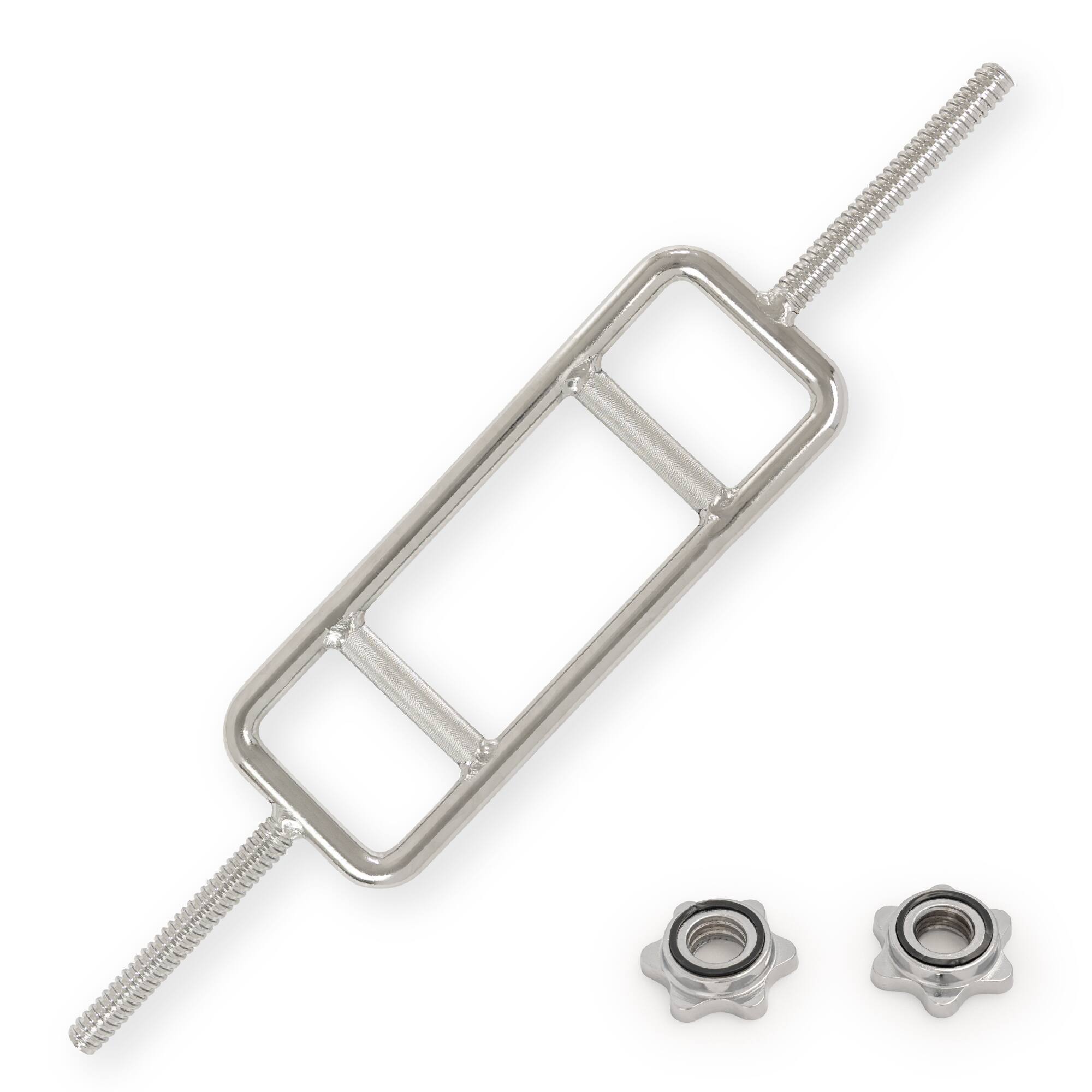 Sunny Health & Fitness - 34” Threaded Chrome Tricep Bar with Star-Lock Collars - Silver price history on PriceWatchPro