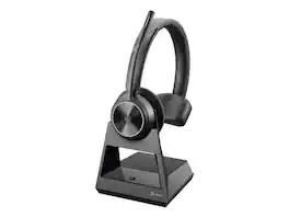 HP - Poly Savi 7310-M Office DECT Mono Wireless Headset, Teams Certified, 590.6 ft, 20kHz, On-ear, Model 7S439AA#ABA - Black
