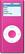 Front Standard. Apple® - iPod™ nano 4GB* MP3 Player - Pink.