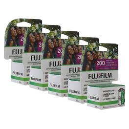 5x Fujifilm 200 Color Negative 35mm Film (36 Exposures) - Multi