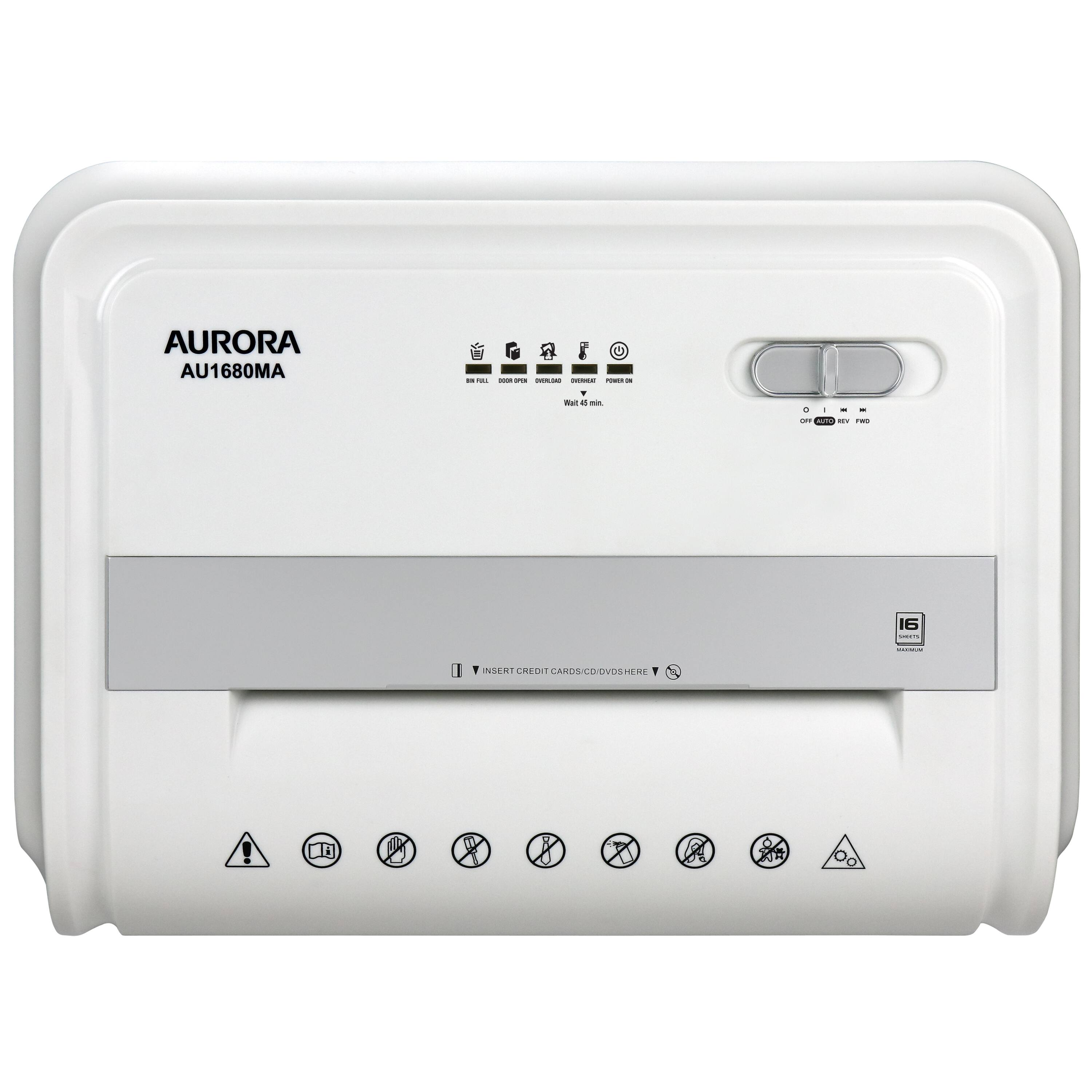AURORA AU1680MA

INSERT CREDIT CARDS/CD/DVDs HERE