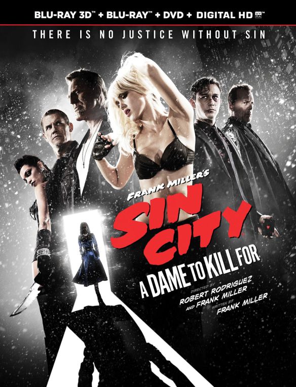  Frank Miller's Sin City: A Dame To Kill For [3 Discs] [UltraViolet] [3D] [Blu-ray/DVD] [Blu-ray/Blu-ray 3D/DVD] [2014]