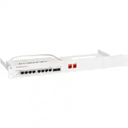 Rackmount.IT - FortiRack RM-FR-T17 Rack Shelf with RJ45 Couplers - For Firewall - 1U Rack Height x 19" Rack Width