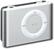 Angle Standard. Apple® - iPod® shuffle 1GB* MP3 Player - Silver.