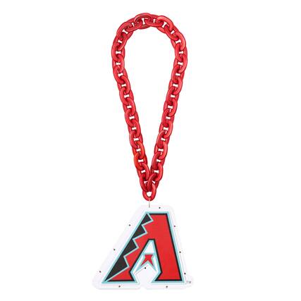 Front. FOCO - Arizona Diamondbacks Light Up Big Logo Fan Chain - Multicolor.