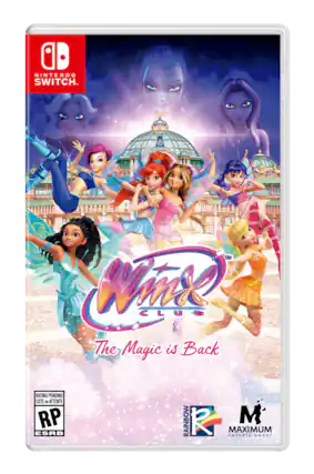 NINTENDO SWITCH
Wimse Club
The Magic is Back
RATING PENDING
COTE en ATTENTE
RP ESRB
RAINBOW
R
MAXIMUM ENTERTAINMENT - RP (Rating Pending)