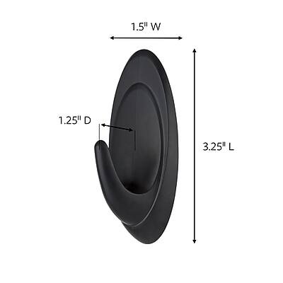 1.5" W  
1.25" D  
3.25" L