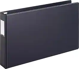 Cardinal - EasyOpen 2" 3-Ring Non-View Binder, D-Ring - Black