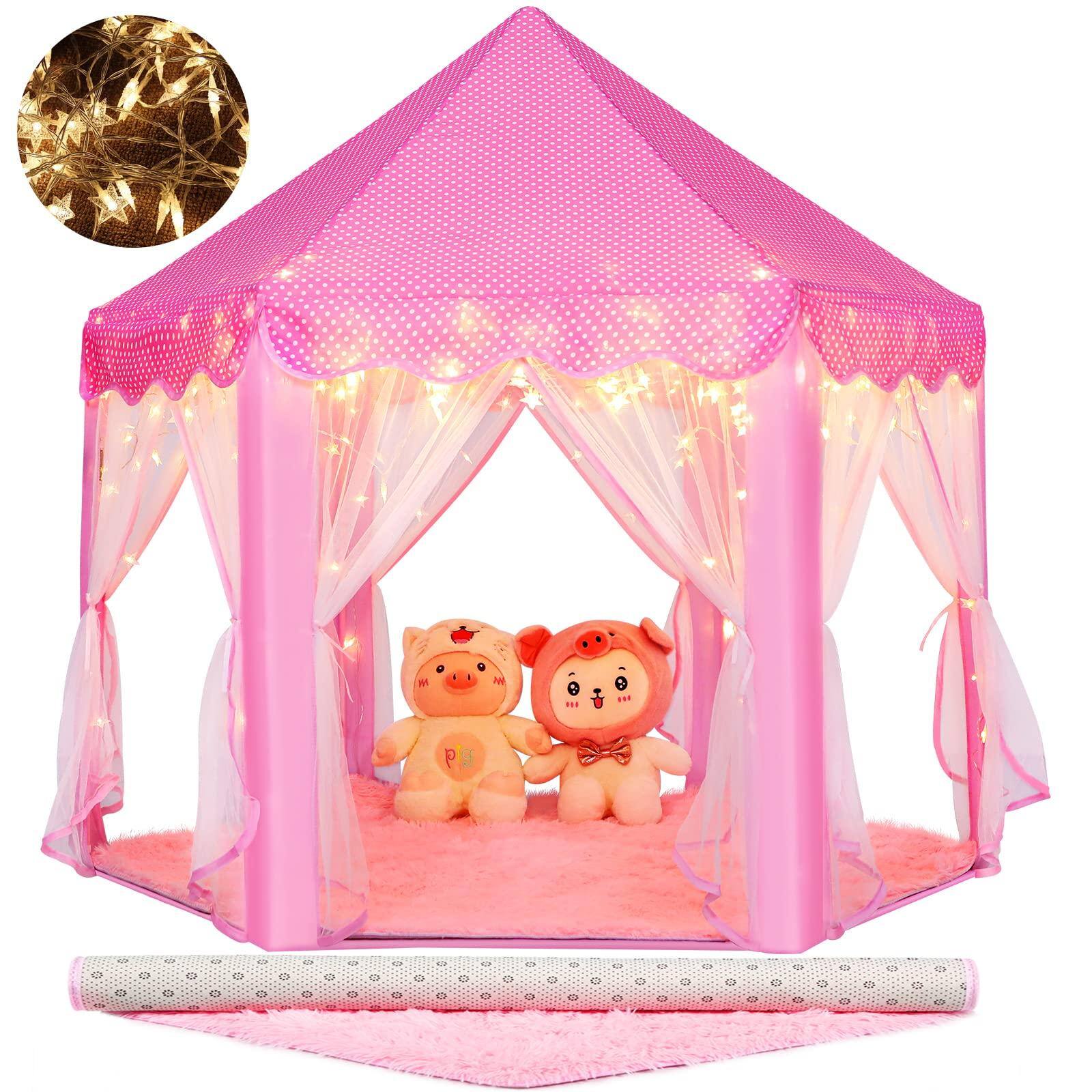 02 Pink Tent with Play Mat