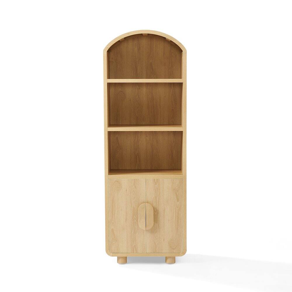 Alt View 1. Crosley Furniture - Millie Bookcase Ash - Ash.
