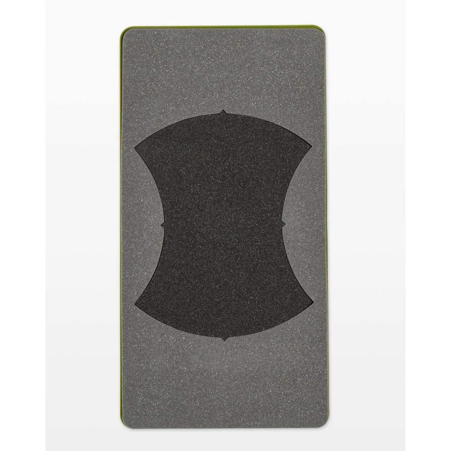 Left. AccuQuilt - GO! Fabric Cutting Dies; Apple Core - Black.