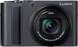 Panasonic - LUMIX ZS300 Compact Point & Shoot 4K Digital Camera, 15x Zoom Travel Camera - Black