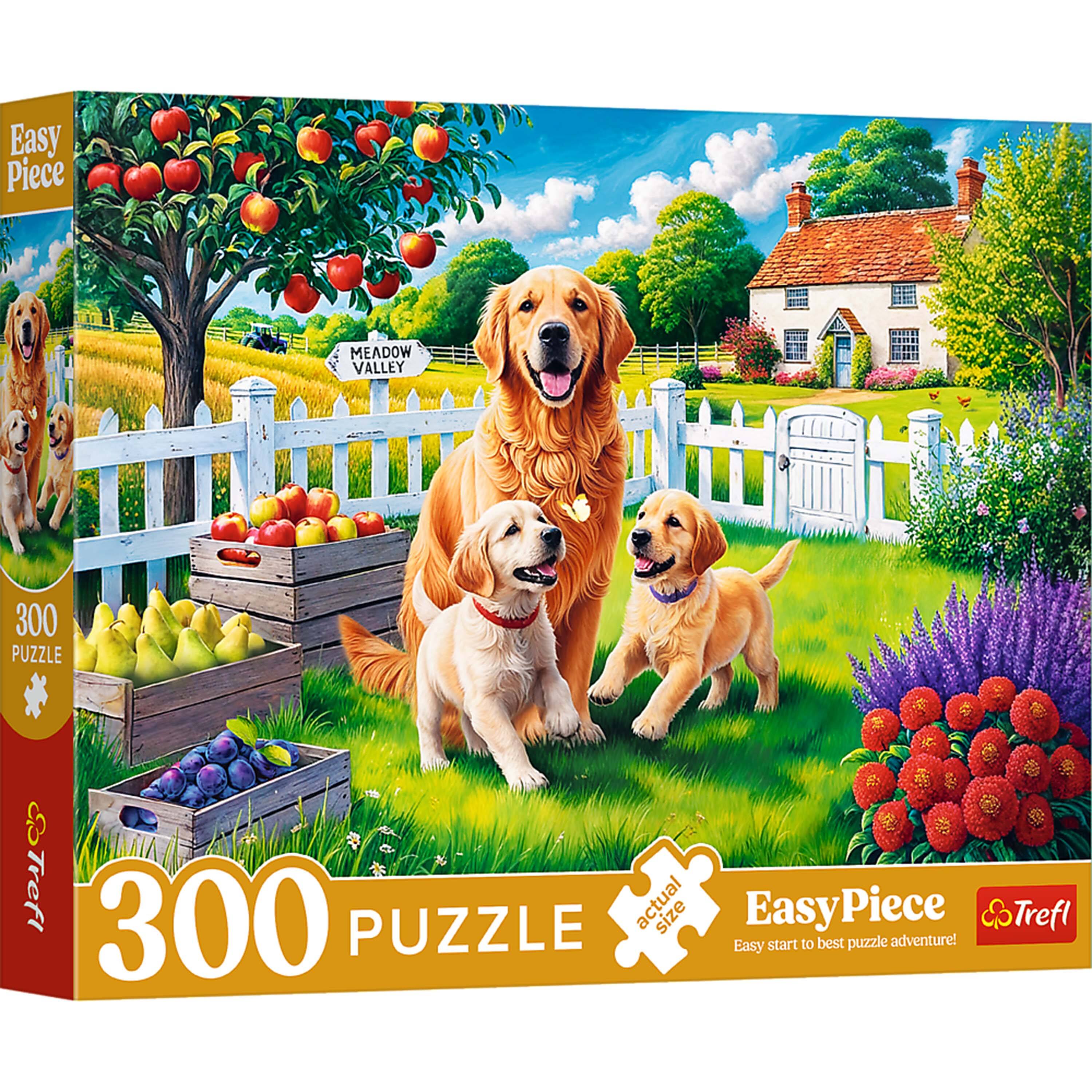 Easy Piece  
MEADOW VALLEY  
300 PUZZLE  

Trefl  
300 PUZZLE  

Easy start to best puzzle adventure!  

actual size