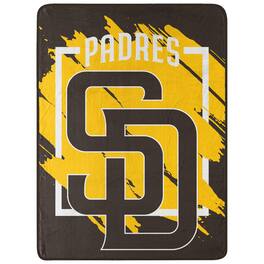Northwest - San Diego Padres 46" x 60" Dimensional Micro Raschel Plush Throw Blanket - Brown